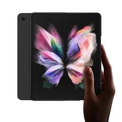Samsung Galaxy Z Fold 3 Kılıf S Pen uyumlu Kalem Bölmeli & Standlı Premium Kapak Karbon Tasarım