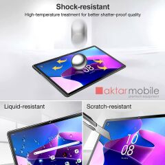 Lenovo Tab M10 Plus 3. Nesil 10.6'' (Gen 3 2022) TB125F - TB128F uyumlu Ekran Koruyucu Nano Kırılmaz