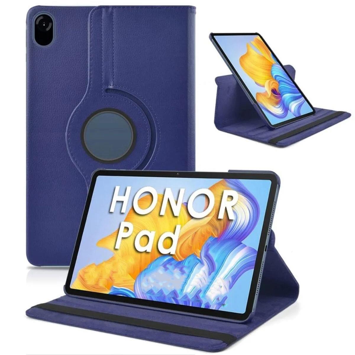 Honor Pad X9 11.5'' 2023 Kılıf 360° Dönebilen Standlı Kapaklı Tablet Kılıfı Smart Uyku Modlu Akıllı Lacivert
