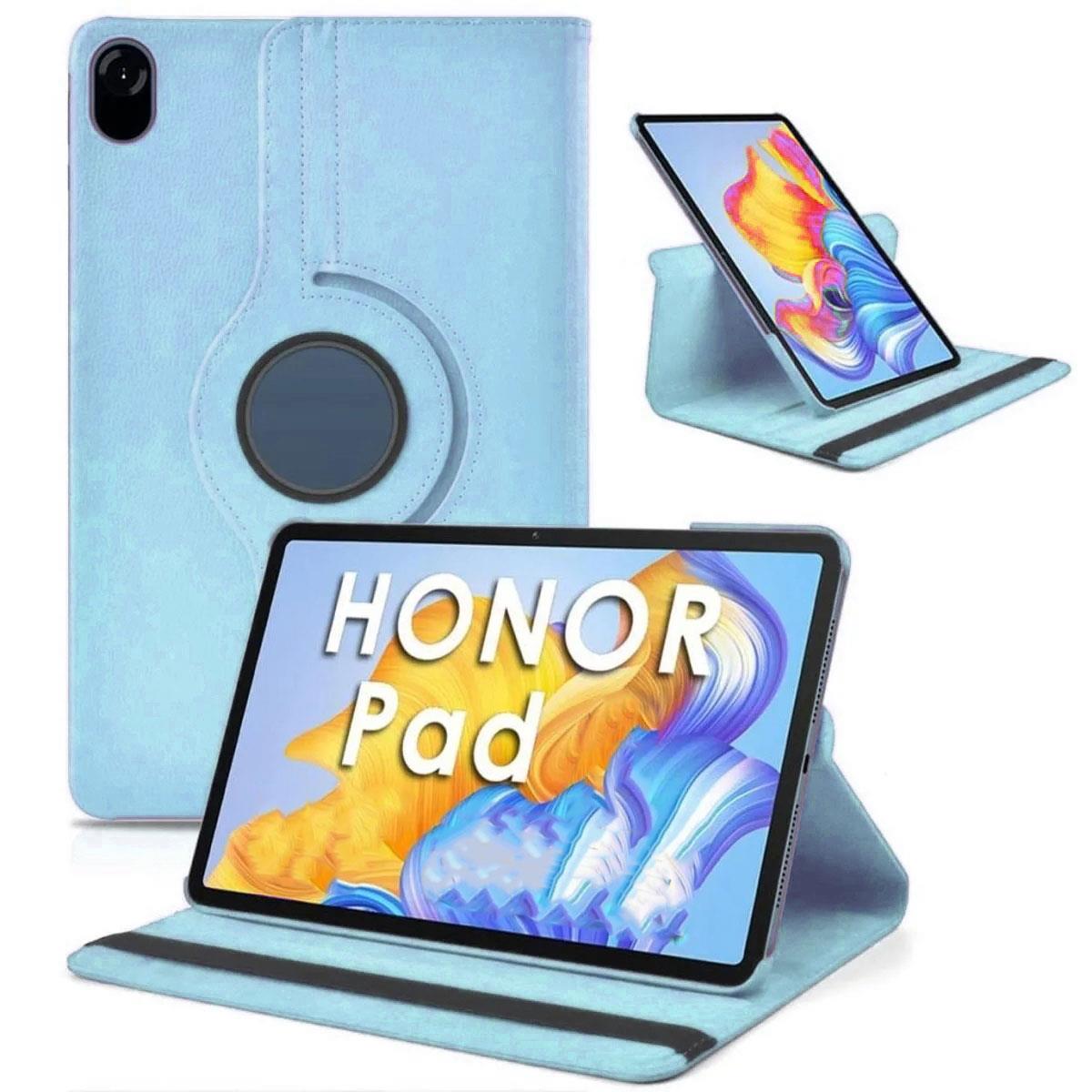 Honor Pad X9 11.5'' 2023 Kılıf 360° Dönebilen Standlı Kapaklı Tablet Kılıfı Smart Uyku Modlu Akıllı Mavi