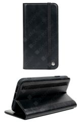 iPhone 12 Kapaklı Cüzdan Kartlık Kılıf Çıkartılabilen Mıknatıslı Kapak Standlı Kılıf Siyah