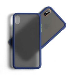 Apple iPhone XS Max 6.5 Kılıf Benks Magic Smooth Drop Resistance Kapak Mavi