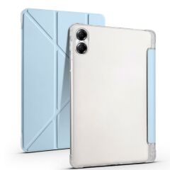 Honor Pad X8 Pro 11.5'' Uyumlu Kılıf Kalem Bölmeli Standlı Akıllı Uyku Modlu Kapaklı Tablet Kılıfı Kırmızı