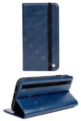 iPhone 12 Pro Max Kapaklı Cüzdan Kartlık Kılıf Çıkartılabilen Mıknatıslı Kapak Standlı Kılıf Lacivert