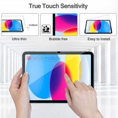 Apple iPad 10. Nesil 2022 10.9'' inc Ekran Koruyucu Nano Kırılmaz Esnek Ultra İnce Üstün Koruma