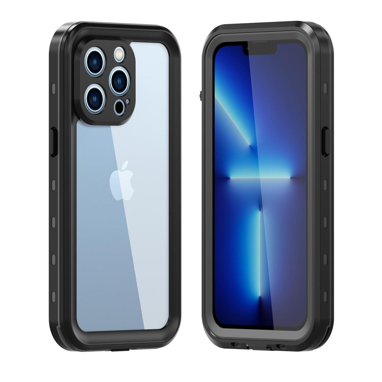 Apple iPhone 13 Pro Su Geçirmez Kılıf - 2 Parça - Tam Uyumlu