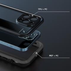 Apple iPhone 13 Pro Su Geçirmez Kılıf - 2 Parça - Tam Uyumlu