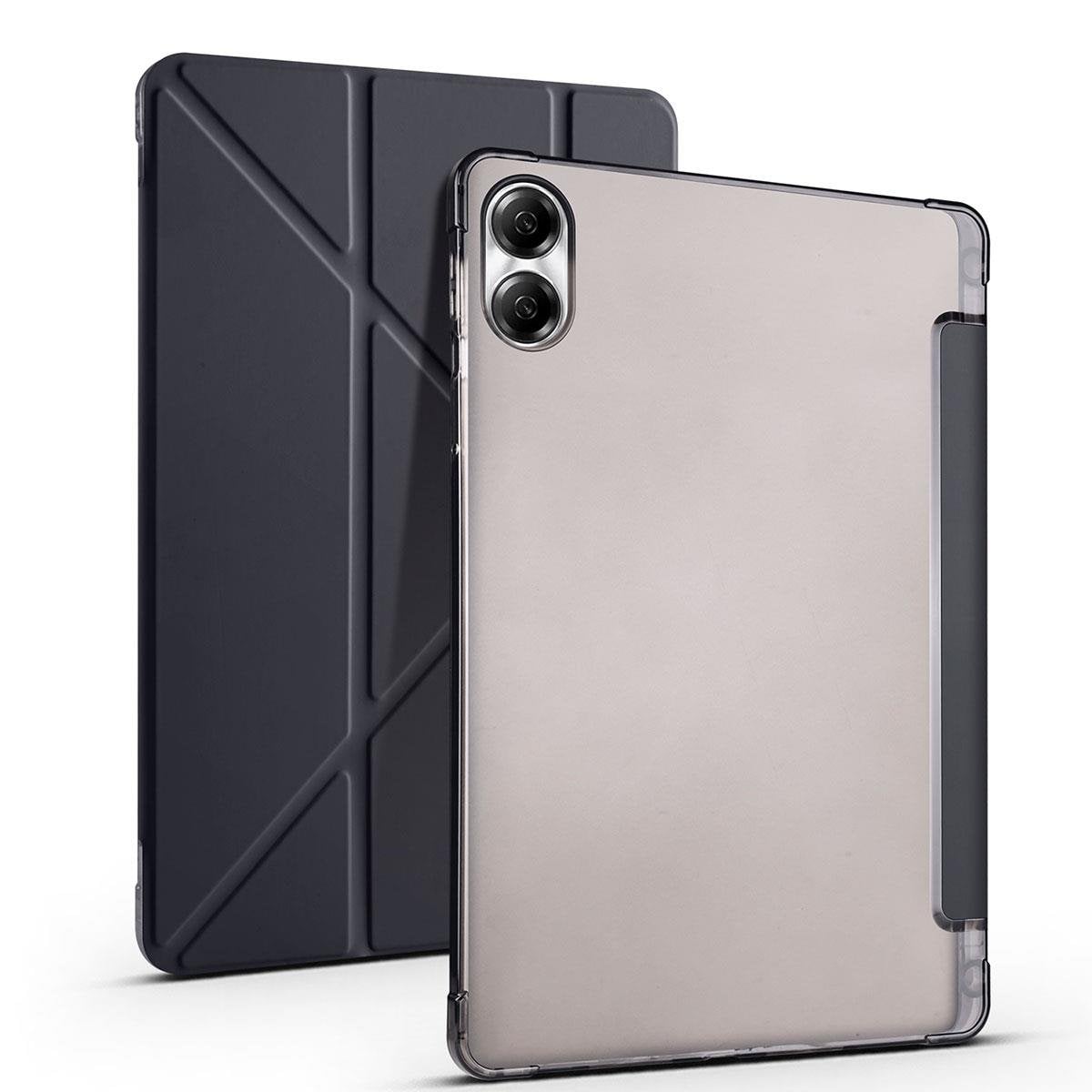 Honor Pad X8 Pro 11.5'' Uyumlu Kılıf Kalem Bölmeli Standlı Akıllı Uyku Modlu Kapaklı Tablet Kılıfı Siyah