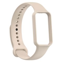 Xiaomi Redmi Smart Band 2 Silikon Kordon Premium Spor Kayış Tam Uyumlu Yumuşak Doku Krem