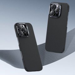 Apple iPhone 16 Pro Max Kılıf Benks Magsafe Şarj Özellikli Magnetik ArmorAir 600D Kevlar Fiber Kapak