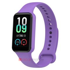 Xiaomi Redmi Smart Band 2 Silikon Kordon Premium Spor Kayış Tam Uyumlu Yumuşak Doku Mor