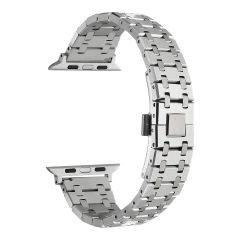 Apple Watch 6 SE 5 4 3 2 1 - 40 / 38 mm Uyumlu Metal Kordon Luxury Paslanmaz Çelik Kayış