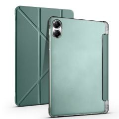 Honor Pad X8 Pro 11.5'' Uyumlu Kılıf Kalem Bölmeli Standlı Akıllı Uyku Modlu Kapaklı Tablet Kılıfı Koyu Yeşil
