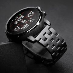 Amazfit Bip Lite Uyumlu Metal Kordon Paslanmaz Çelik Kayış Premium