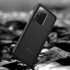 Galaxy S20 Ultra Kılıf Benks Magic Smooth Drop Resistance Kapak Siyah