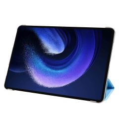 Xiaomi Pad 6 11'' 2023 Kılıf Standlı Flip Smart Akıllı Kapak Uyku Modlu Tablet Kılıfı Kapaklı Kılıf Mavi