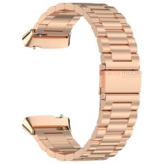 Redmi Watch 3 Active Uyumlu Metal Kordon Baklalı Model Paslanmaz Çelik Kayış Özel Pim Tasarımı