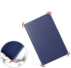 Samsung Galaxy Tab S7 FE LTE T737 Uyumlu Kılıf 360° Dönebilen Standlı Akıllı Kapak Kalem Bölmeli Mor
