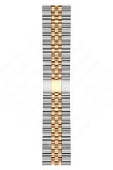Apple Watch 7 6 SE 5 4 3 2 1 - 38 / 40 / 41 mm uyumlu Metal Kordon Rolex Style Kayış Jubilee Bilezik