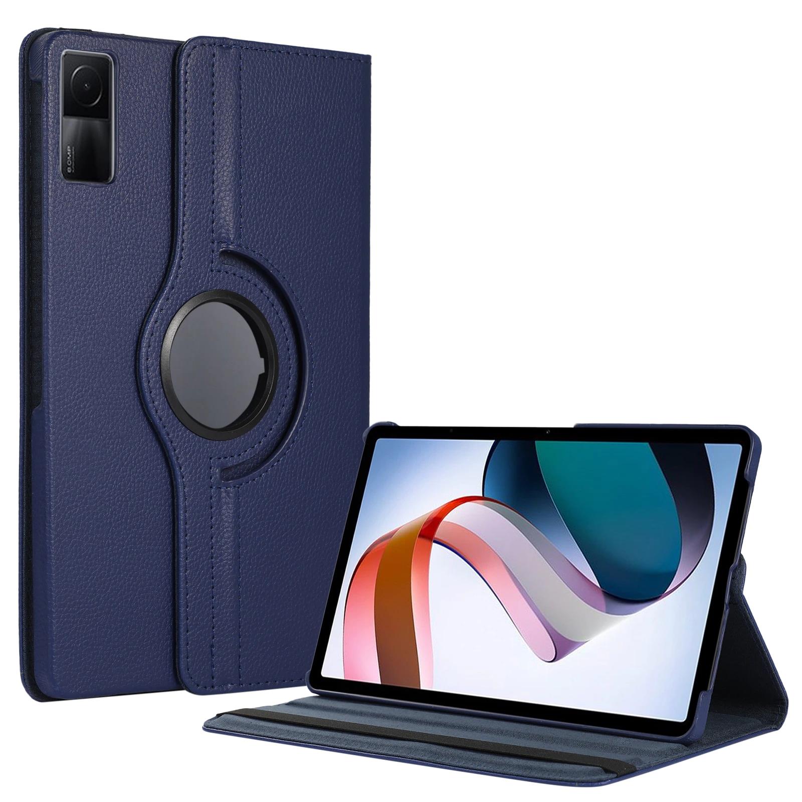 Redmi Pad Tablet 10.6'' uyumlu Kılıf Dönebilen Standlı Smart Kapaklı Tablet Kılıfı Lacivert