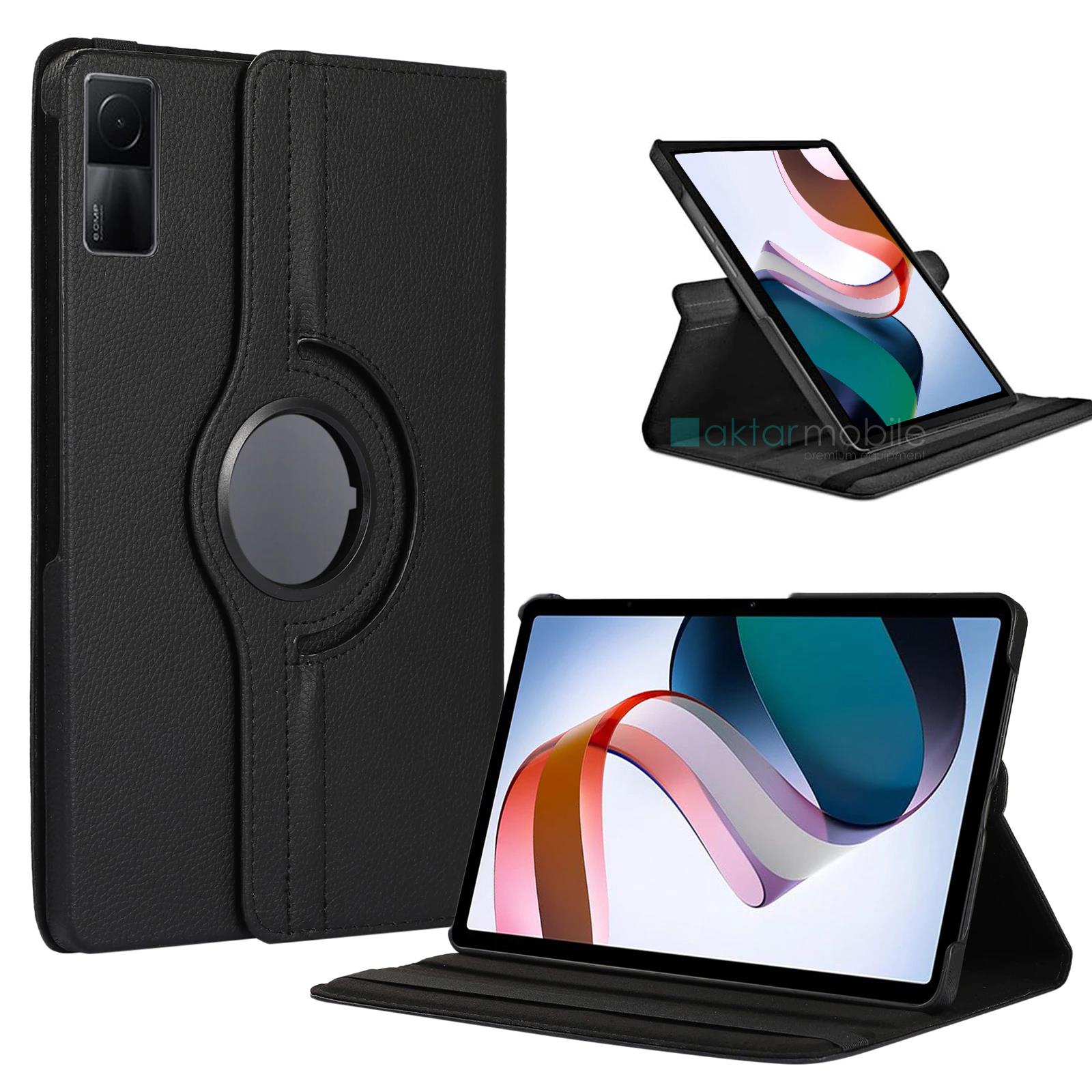 Redmi Pad Tablet 10.6'' uyumlu Kılıf Dönebilen Standlı Smart Kapaklı Tablet Kılıfı Siyah