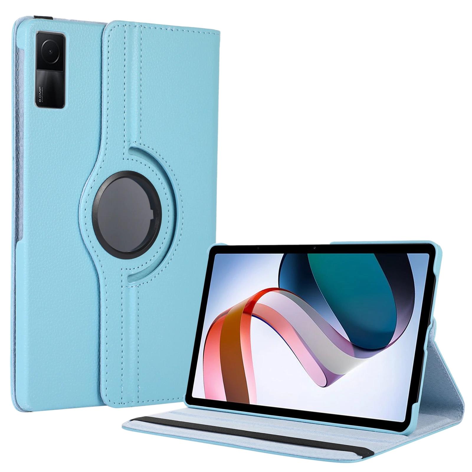 Redmi Pad Tablet 10.6'' uyumlu Kılıf Dönebilen Standlı Smart Kapaklı Tablet Kılıfı Turkuaz