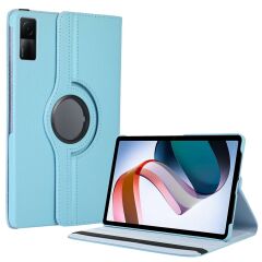 Redmi Pad Tablet 10.6'' uyumlu Kılıf Dönebilen Standlı Smart Kapaklı Tablet Kılıfı Turkuaz