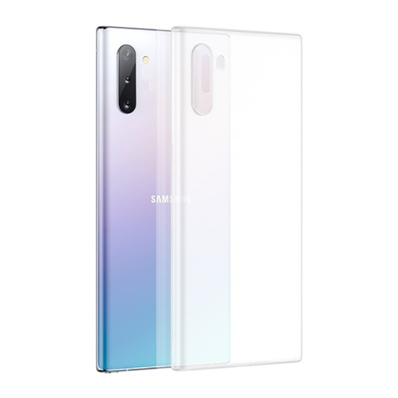 Galaxy Note 10 Kılıf Benks Lollipop Protective Kapak Transparan Beyaz