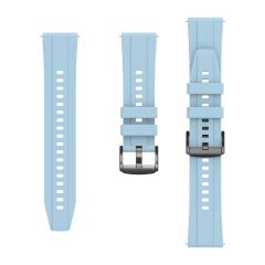 Honor Magic Watch / Watch 2 46 mm Uyumlu Yumuşak Silikon Kordon Spor Kayış Soft Jel Premium Silikon Açık Mavi