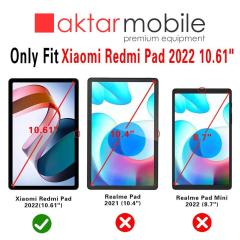 Redmi Pad Tablet 10.6'' 2022 uyumlu Ekran Koruyucu Nano Kırılmaz Esnek Ultra Üstün Koruma
