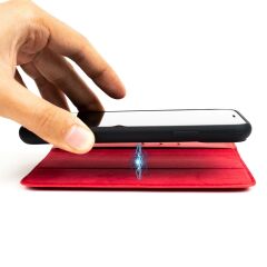 iPhone SE 2020 Kapaklı Cüzdan Kartlık Kılıf Çıkartılabilen Mıknatıslı Kapak Standlı Kılıf Gold
