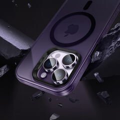 Apple iPhone 14 Pro Max Kılıf Magsafe Şarj Özellikli Benks Lucid Armor Kapak