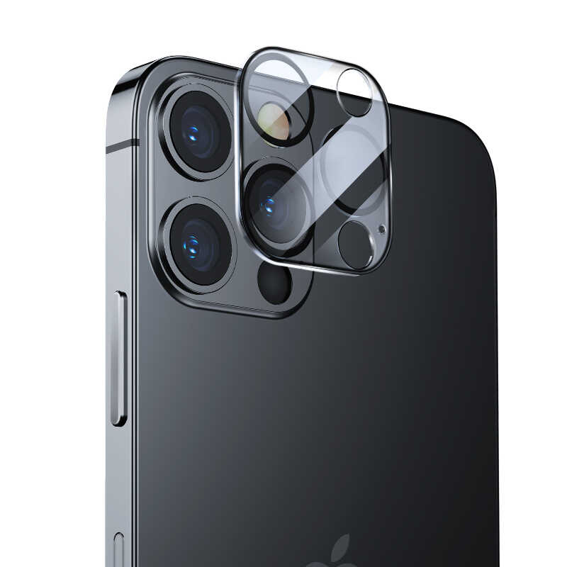 Apple iPhone 12 Pro Benks İntegrated Kamera Lens Koruyucu Cam Renksiz
