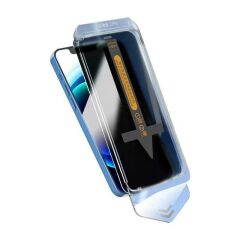 iPhone 16 Pro Max Uyumlu Hayalet Ekran Koruyucu & Kolay Kurulum Aparatı 9H Temperli Cam Üstün Koruma