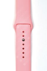 Samsung Galaxy Watch Active 2 40 / 44 mm Uyumlu Silikon Kordon Premium Spor Kayış Jel Silikon Spor Kordon Pembe