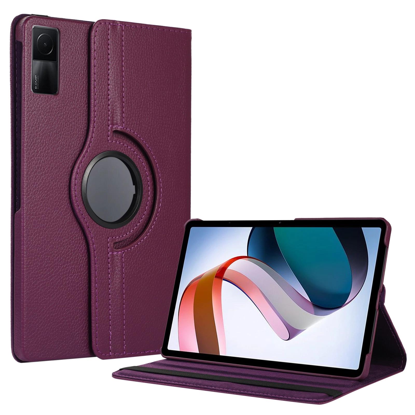 Redmi Pad Tablet 10.6'' uyumlu Kılıf Dönebilen Standlı Smart Kapaklı Tablet Kılıfı Mor