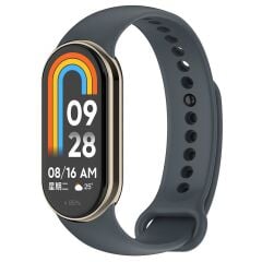 Xiaomi Mi Band 8 / 9 uyumlu Silikon Kordon Spor Kayış Soft Jel Band Özel Pim Tasarımı