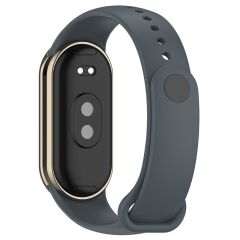 Xiaomi Mi Band 8 / 9 uyumlu Silikon Kordon Spor Kayış Soft Jel Band Özel Pim Tasarımı
