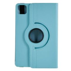 Xiaomi Pad 6 11'' 2023 Kılıf 360° Dönebilen Standlı Kapaklı Tablet Kılıfı Smart Uyku Modlu Mavi