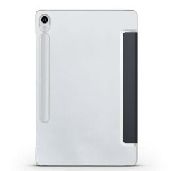 Galaxy Tab S9 FE 10.9'' SM-X510 Uyumlu Kapaklı Kılıf Standlı Uyku Modlu Tablet Kılıfı Flip Smart Siyah