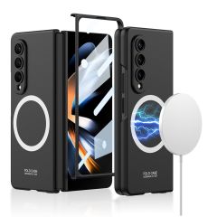 Samsung Galaxy Z Fold 4 uyumlu MagSafe Kılıf Kablosuz Şarj Özellikli Premium Kapak Oleofobik Kaplama