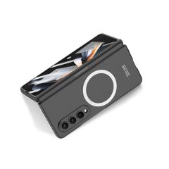 Samsung Galaxy Z Fold 4 uyumlu MagSafe Kılıf Kablosuz Şarj Özellikli Premium Kapak Oleofobik Kaplama