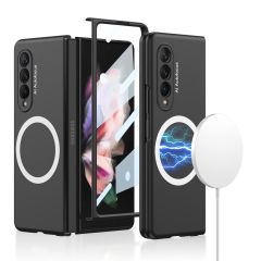 Samsung Galaxy Z Fold 3 uyumlu MagSafe Kılıf Kablosuz Şarj Özellikli Premium Kapak Oleofobik Kaplama