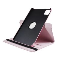 Xiaomi Pad 6 11'' 2023 Kılıf 360° Dönebilen Standlı Kapaklı Tablet Kılıfı Smart Uyku Modlu Açık Pembe