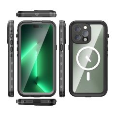 Apple iPhone 14 Pro Max Uyumlu Su Geçirmez Kılıf Tam Uyumlu Silikon Kapak - 2 Parça