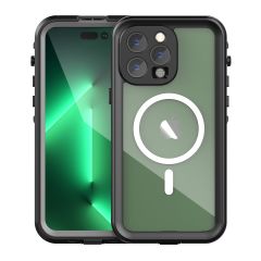 Apple iPhone 14 Pro Max Uyumlu Su Geçirmez Kılıf Tam Uyumlu Silikon Kapak - 2 Parça