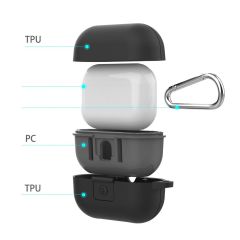 Airpods Pro 2. Nesil uyumlu Su Geçirmez Kılıf IP68 WaterProof Darbe Emici Tam Koruma
