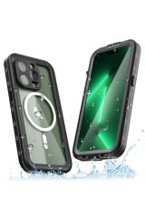 Apple iPhone 14 Pro Uyumlu Su Geçirmez Kılıf Tam Uyumlu Silikon Kapak - 2 Parça