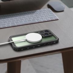 Apple iPhone 14 Pro Uyumlu Su Geçirmez Kılıf Tam Uyumlu Silikon Kapak - 2 Parça