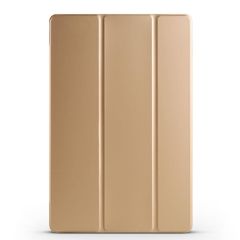 Galaxy Tab S9 FE 10.9'' SM-X510 Uyumlu Kapaklı Kılıf Standlı Uyku Modlu Tablet Kılıfı Flip Smart Gold